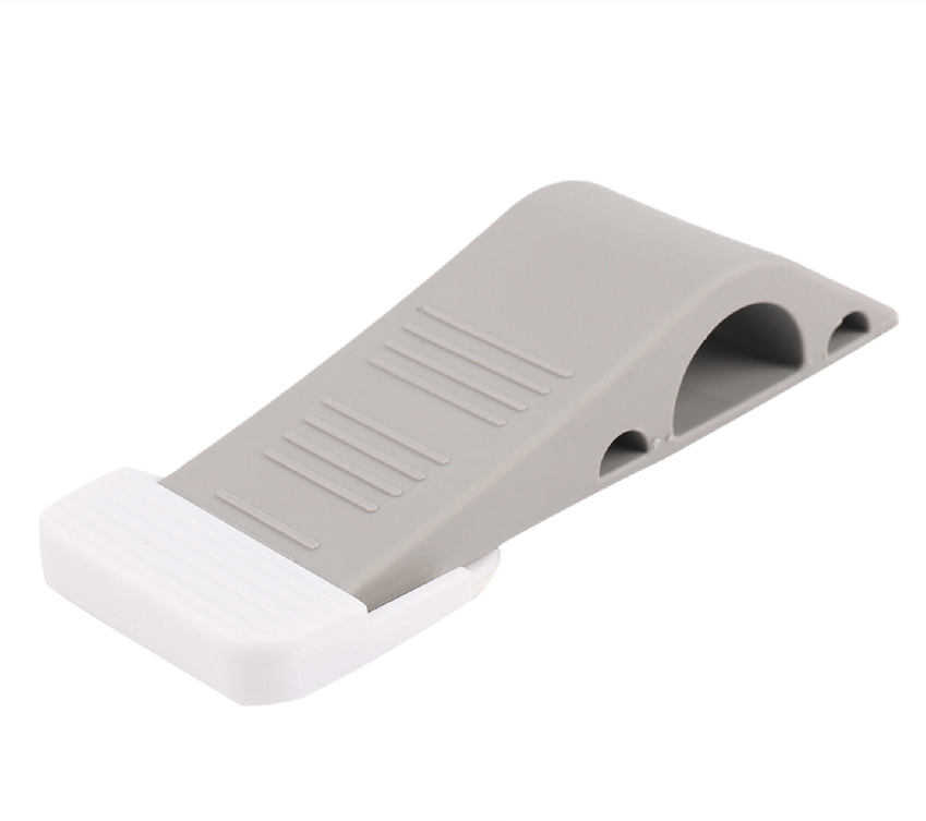 Door Stopper 8 Pack Set Premium Heavy Duty Door Stop Rubber Wedge With Decorative Storage Holder-Perfect Doorstop