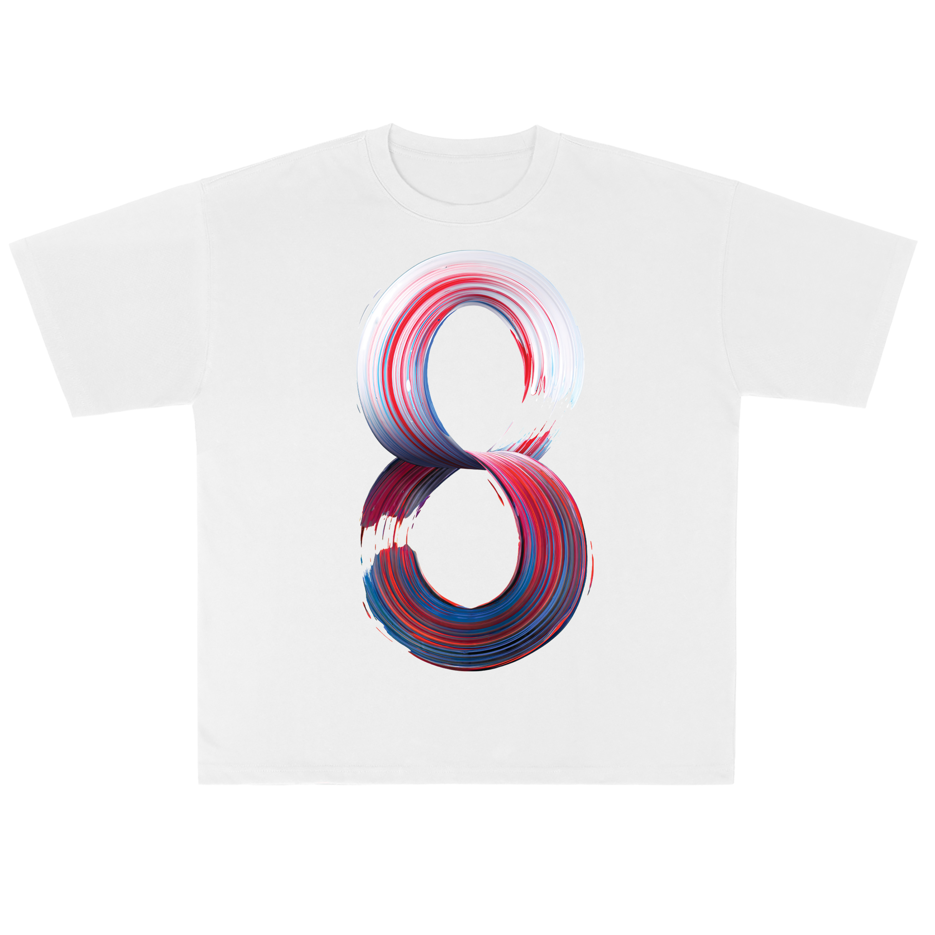 T-shirt men's top designer cotton T-shirt eight short sleeved clothing high-quality fashionable T-shirt