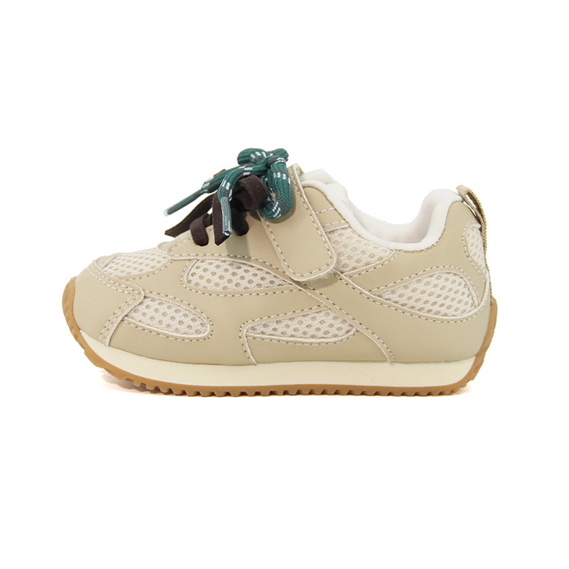 2025 new spring and autumn children's sports shoes boys' running shoes with breathable mesh upper girls' chunky sneakers baby shoes wit
