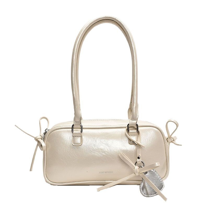 designer Super Popular Ballet Style Bowknot Underarm Small Bag for Women 2025 New Fashion Baguette Bag High-Quality Texture Shoulder Bag