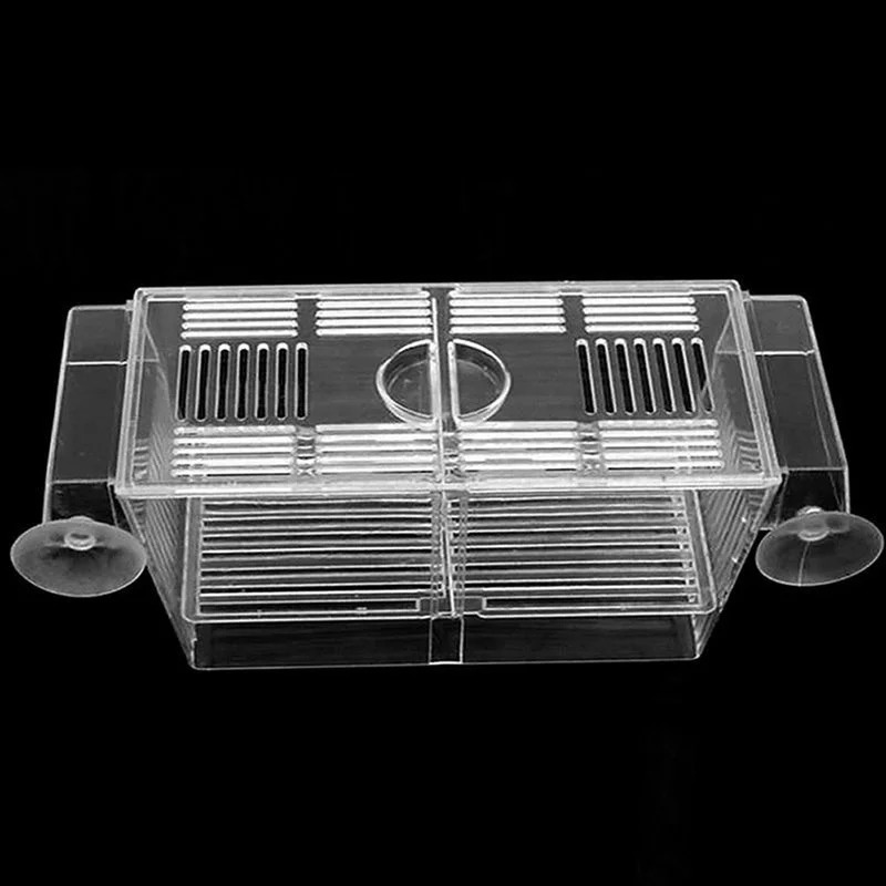 Transparent Fish Tank Breeding Aquarium Incubator Isolation Box Hatching Boxes Acrylic Fish Tank Holder Fish Breeding Box 250530