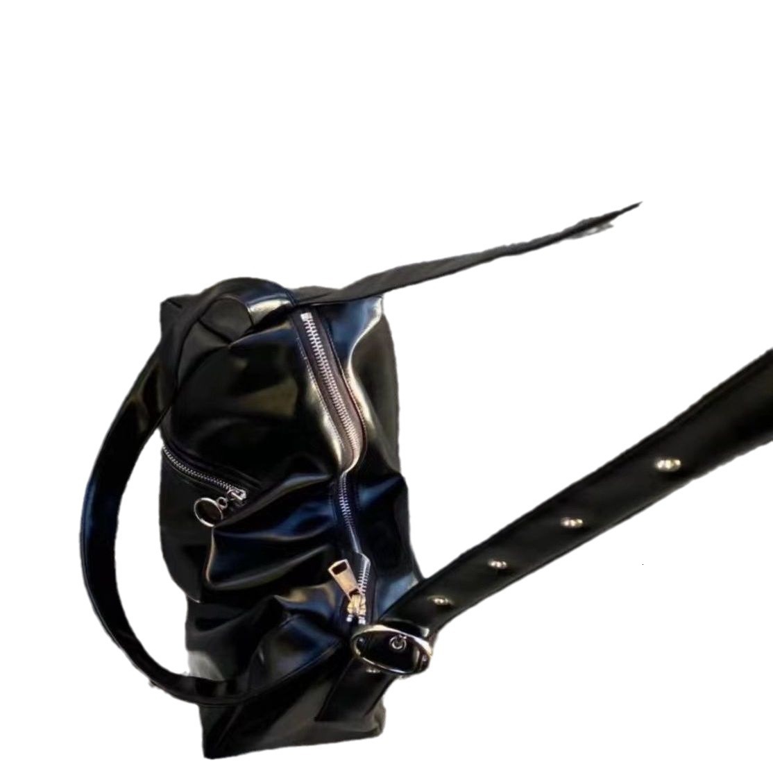 designer Large Capacity 2025 New Style Trendy Soft Leather Bag High-end Tote Bag Motorcycle Bag Crossbody Bag Casual Women's Bag