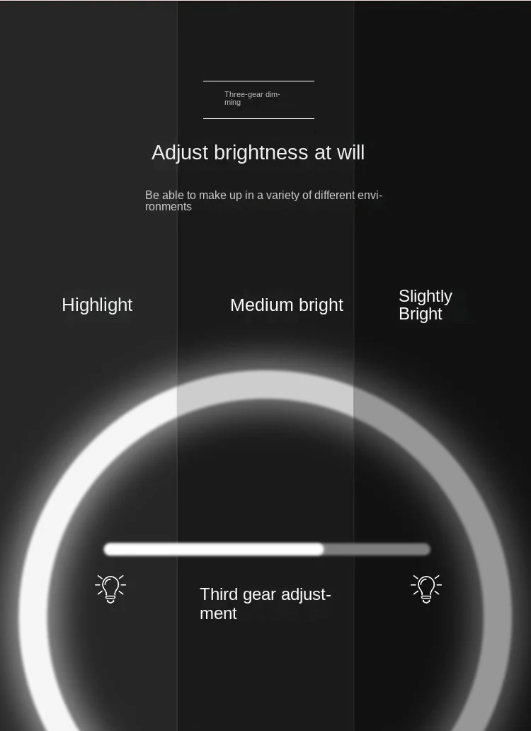 Mini Portable Folding Travel Mirror LED Light Makeup Compact Mirror 2X Magnification 2-sided Beauty Makeup Round Mirror 250530