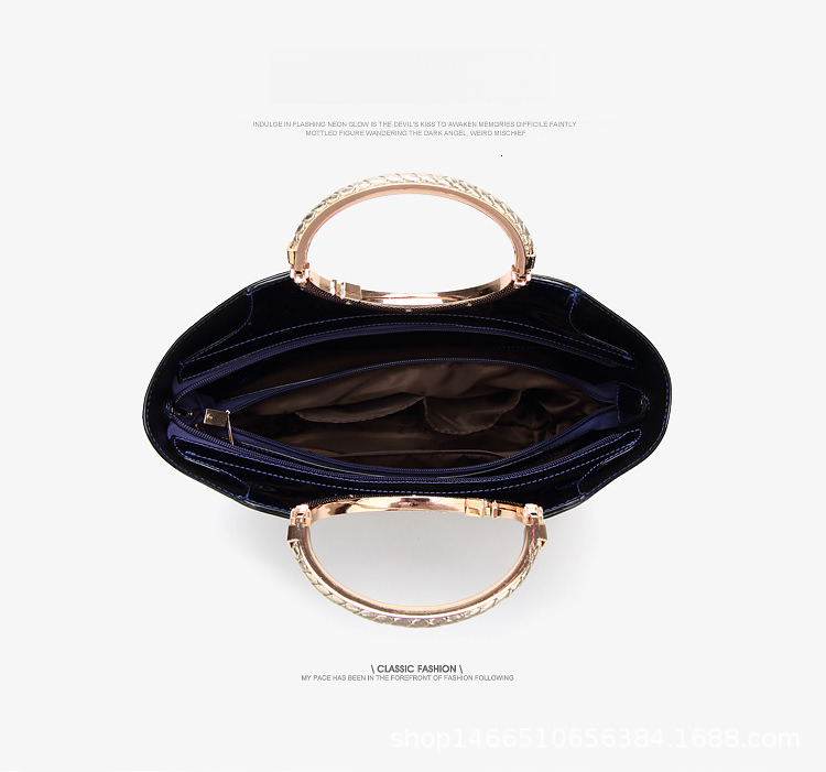 New Style New Trendy Fashion Versatile Premium Bright Leather Solid Color Style Elegant Casual Crossbody Shoulder Bag for Women New Free Delivery Desi