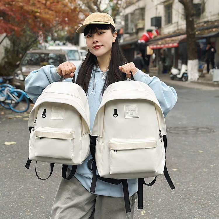 Sweet Parent-Child 2025 Summer New College Style Simple Backpack