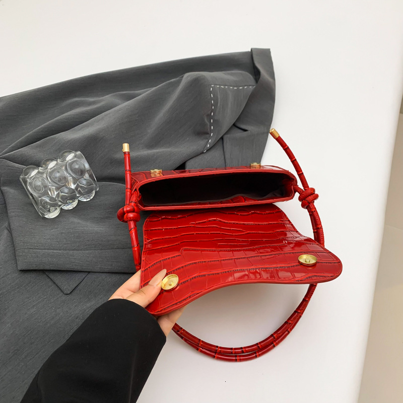 Stone Pattern Underarm Bag For Women 2025 New Free Shipping Autumn Commuter Fashion Simple Letter Trendy Shoulder Bag Designer Shopping Bag Bag Handba