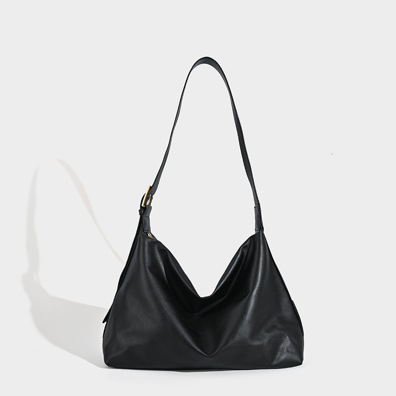 designer Minimalist Style Soft Large Capacity Bag Lucky Bag 2025 New Autumn Tote Bag Underarm Bag Single Shoulder Crossbody Bag for Women