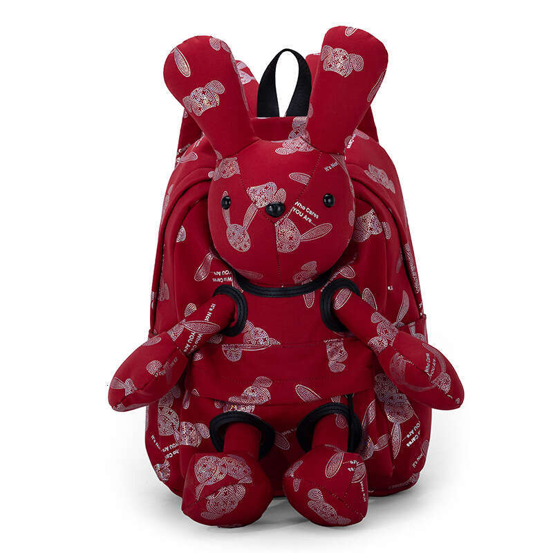 High-Quality Student Cartoon Ultra-Light Large Capacity Personalized Cute Plush Doll Backpack Gift