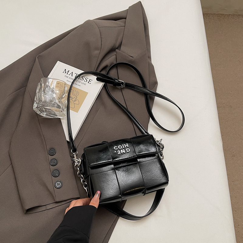 designer High-end Niche Bag for Women Spring Summer 2025 New Fashion Woven Crossbody Bag Korean Style Hot Handbag Small Square Bag