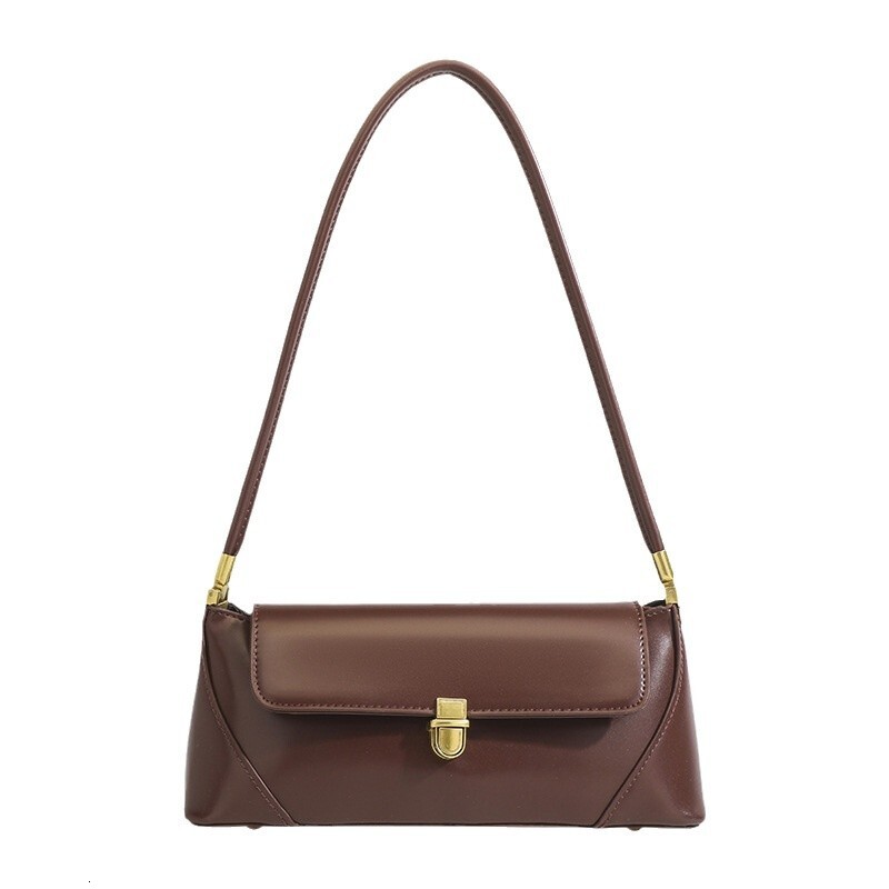 designer 2025 New Trend Niche Design French Retro Underarm Bag Versatile Simple Shoulder Crossbody Handbag Baguette Bag