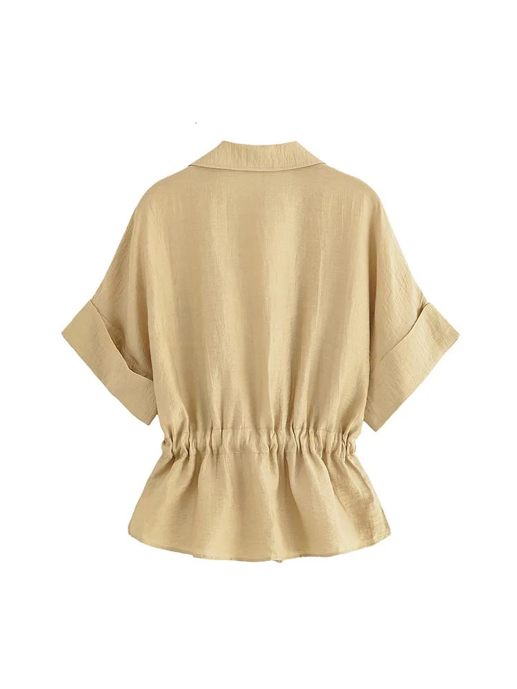 Women Summer 2-Pieces Sets Fashion Loose Solid Shirts Tops and Wide Leg Pants Female Elegant Street Two Suits Clothing 250527