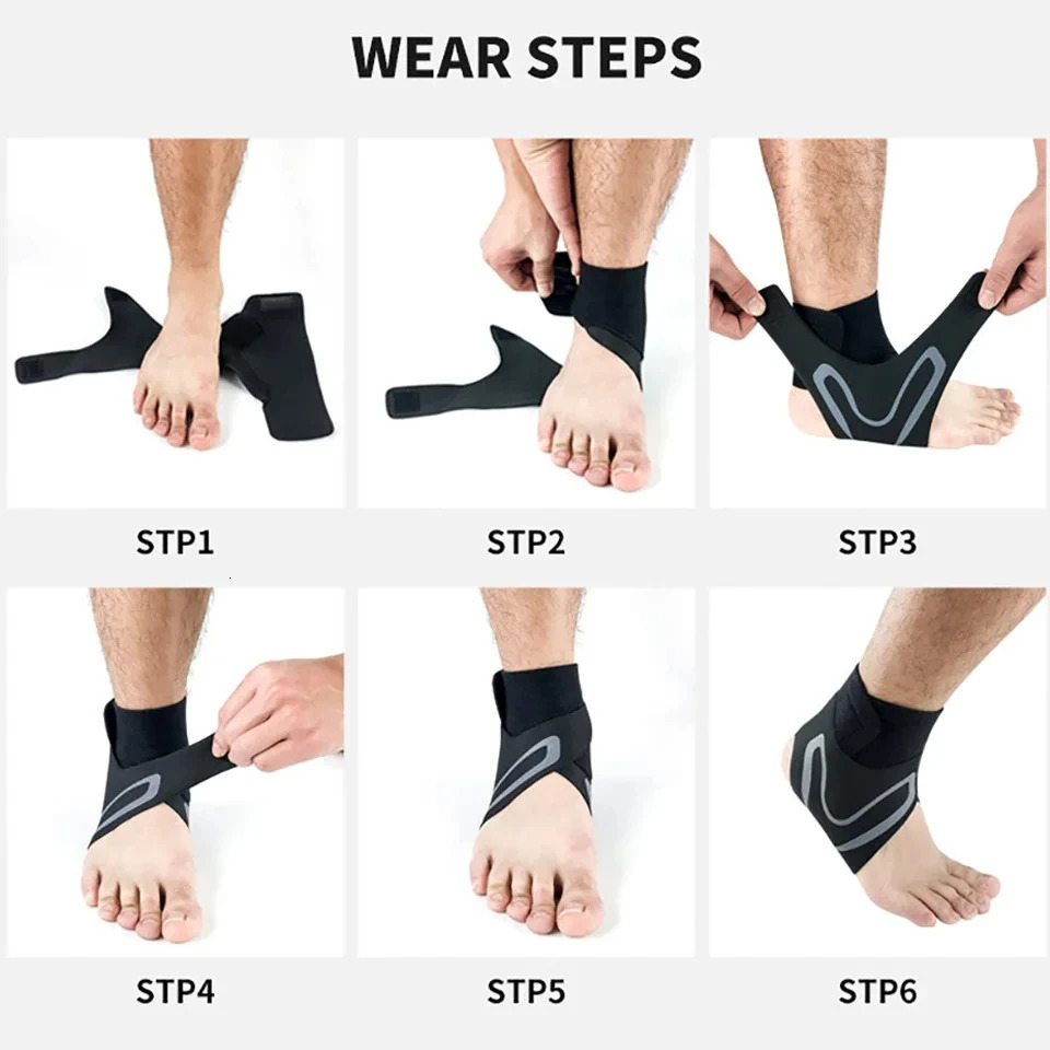 GOBYGO 1Pcs Fitness Sports Ankle Protectors Pressurized Antisprain Breathable Socks Gym Outdoor Basketball Soccer Hiking 250530