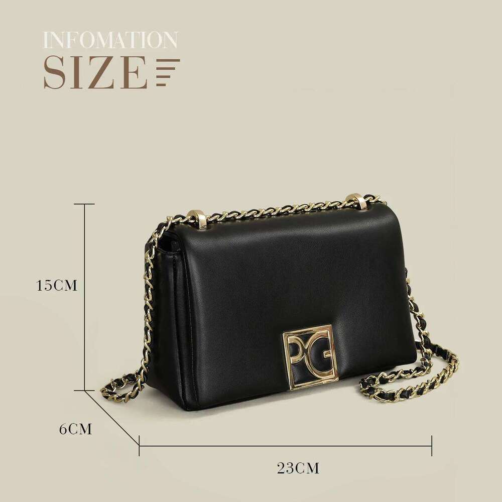 Designer bag 52 PG PATSY GARIS Brand Design Bright Crossbody 2024 New Leather Refined Elegant Ladies Commuter Banquet Bag