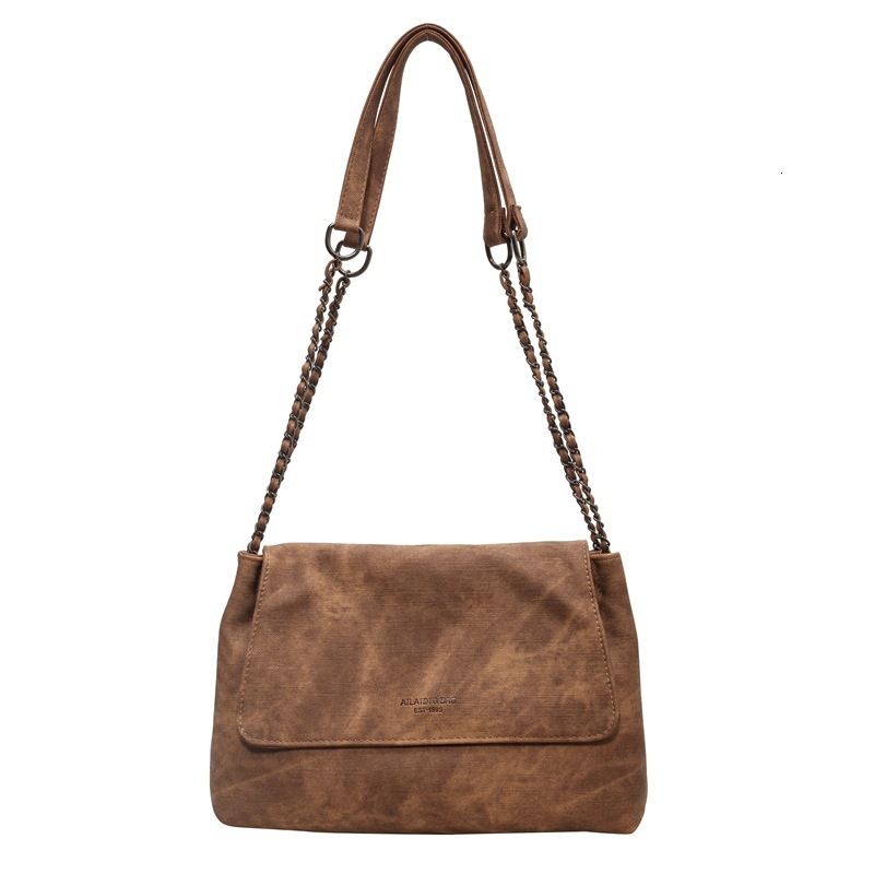 Vintage Fashion Shopping Handbag Versatile Bag For Designer Women New Winter Commuter Crossbody Free Shipping Small Square Bag High-end Chain Shoulder