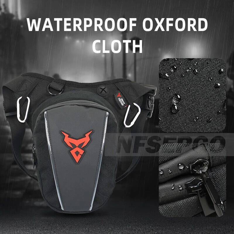 Motorcycle Drop Waist Leg Bag Thigh Belt Hip Bum Waterproof Motorbike Tactical Travel Cell/ Mobile Phone Purse Fanny Pack Bags