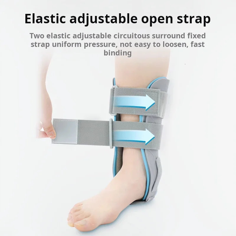 Ankle BraceStirrup Splint Adjustable Rigid Stabilizer for Sprains Tendonitis PostOp Cast Support and Injury Protection 250530