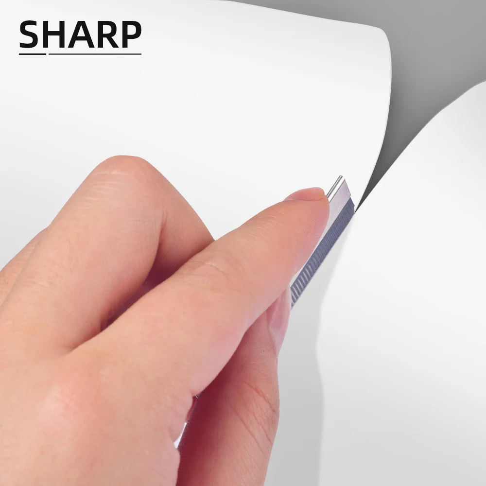 Eyebrow Trimmer Razor Blade 100pcs Stainless Steel Microblading eyebrow Knife for Permanent Makeup Brow Tattoo Beauty Tool 250516