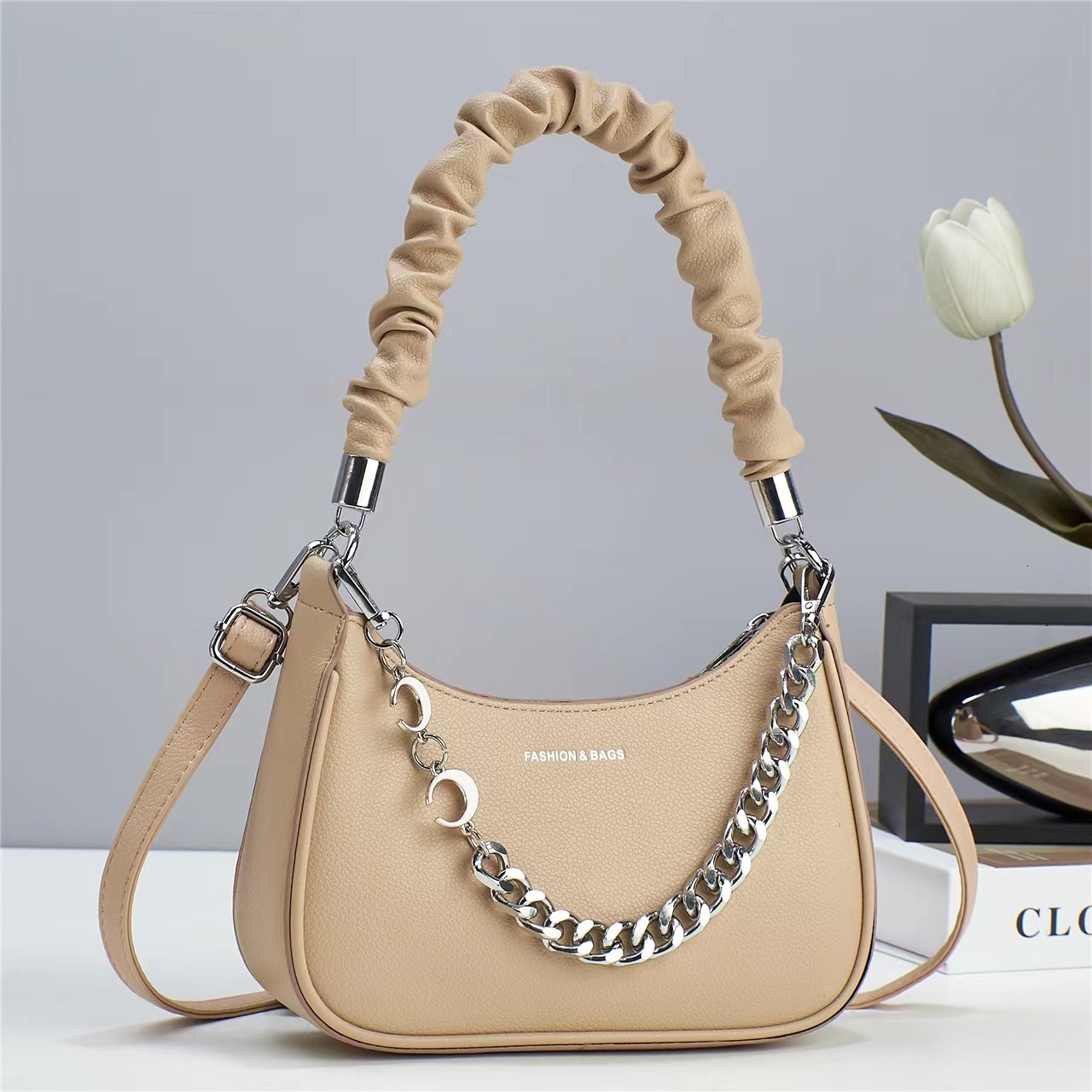 Brand High Quality New Style Premium Bag Simple Casual Texture Bag 2025 New Trend Color-Block Shoulder Crossbody Bag Trendy New Free Delivery Designer