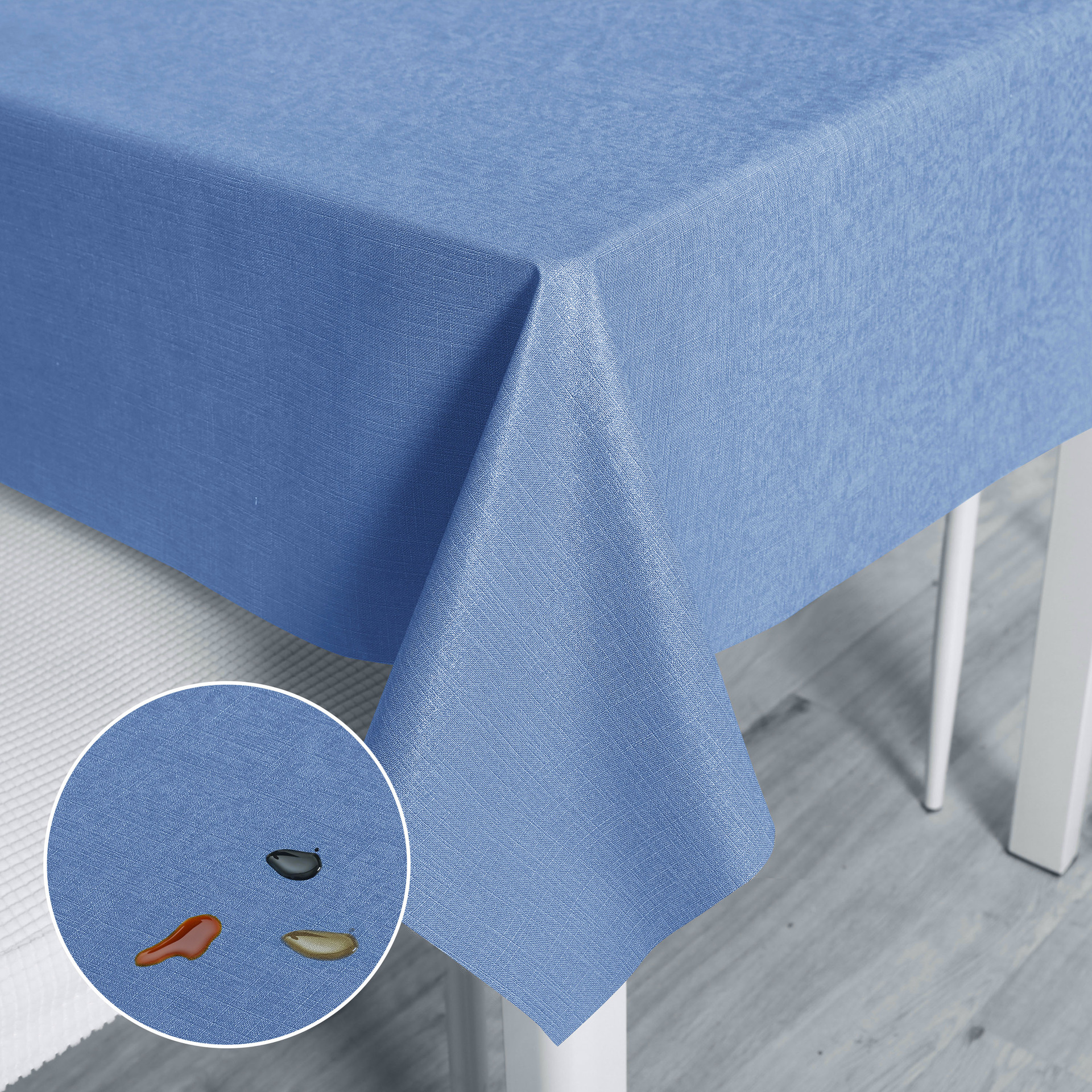T0498 wash-free waterproof and oil-proof PVC tablecloth net red ins home simple solid color table cloth coffee table desk tablecloth wholesale