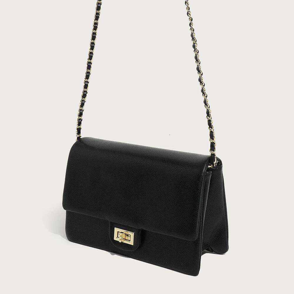 Shoulder Armpit Bags for Women PU Leather Retro Flap Bag Female Large Capacity Metal Chain Casual Crossobdy Clutch