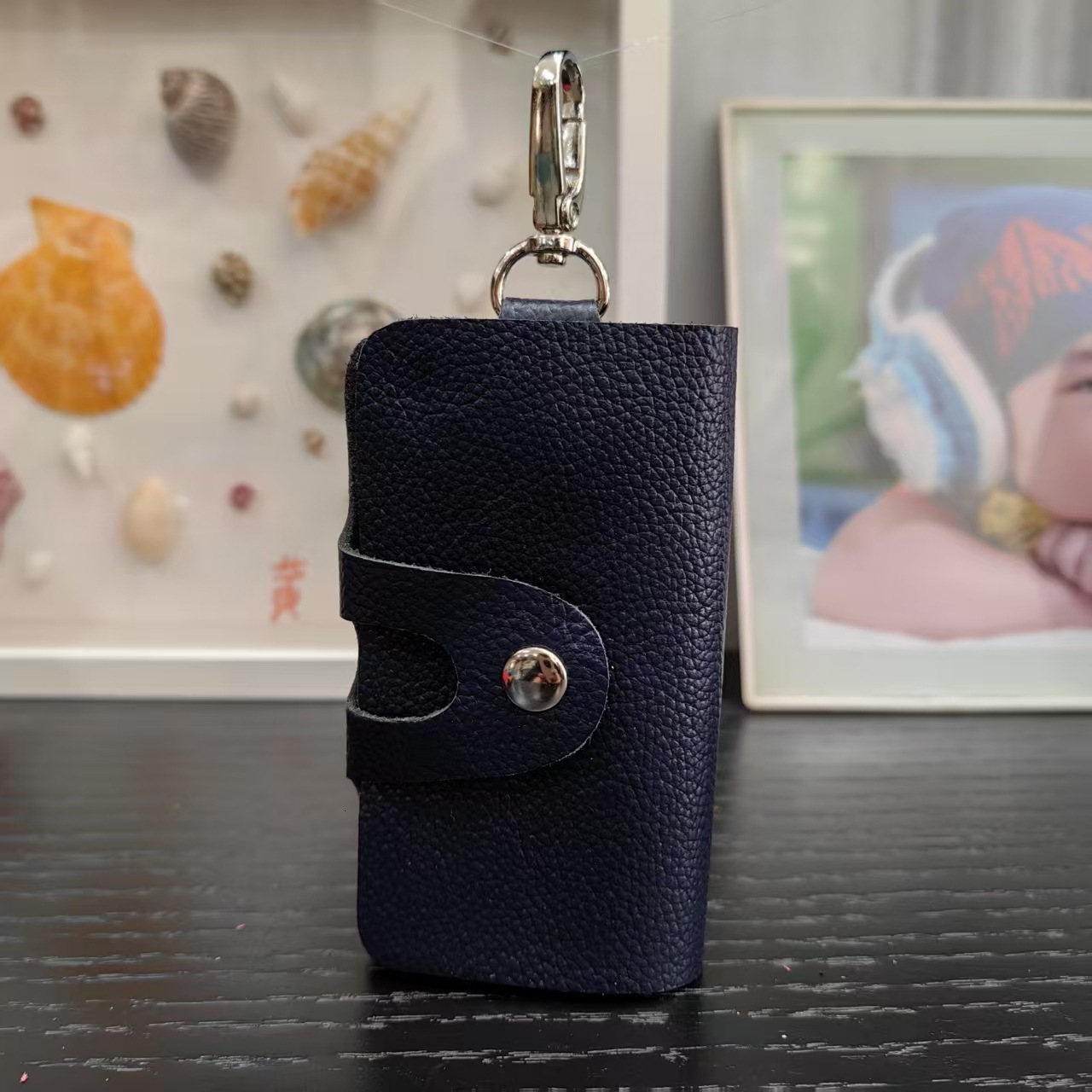 New Trendy Women s Home Leather trend Keybag trend Genuine Leather Keychain Designer Fashion Trendy Men s Personalized Keybag