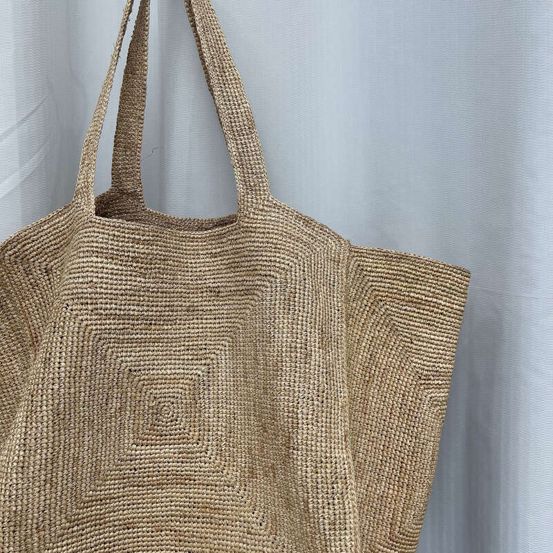 Straw Beach Tote French Style Niche Raffia Bucket Woven Women S Vacation Beach Shoulder Hollow Straw Bag Crossbody Bag