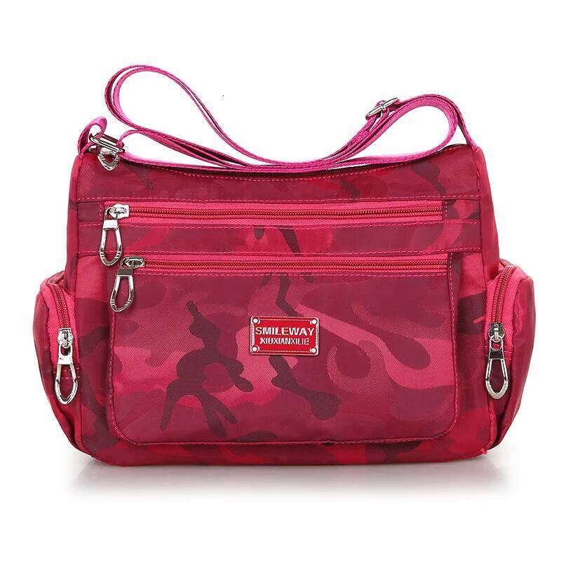 High Quality Waterproof Nylon Women Handbag Multifunctional Shoulder Fashion Female Camouflage Messenger Bag