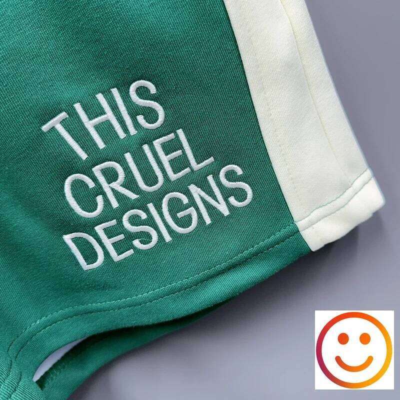 Splicing Color Metal Hole Drawsring Yellow Shorts Green Khaki Black Shortpants For Men Women