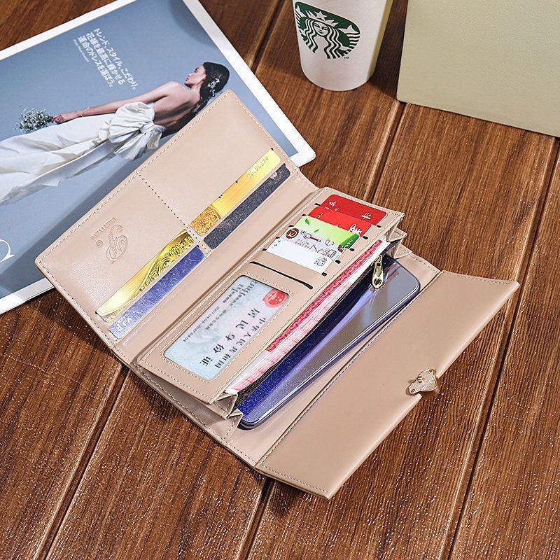 Designer Wallet For Female Niche 2025 New Style Temperament Handbag Long Card Bag Mobile Phone Bag Free Shipping
