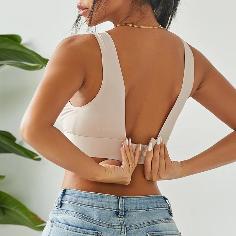 FINETOO Deep V Women Bras Push Up Padded Tops Female Sexy Wireless Underwear Ladies Plus Size Bralette Girls Intimates Lingerie 250526