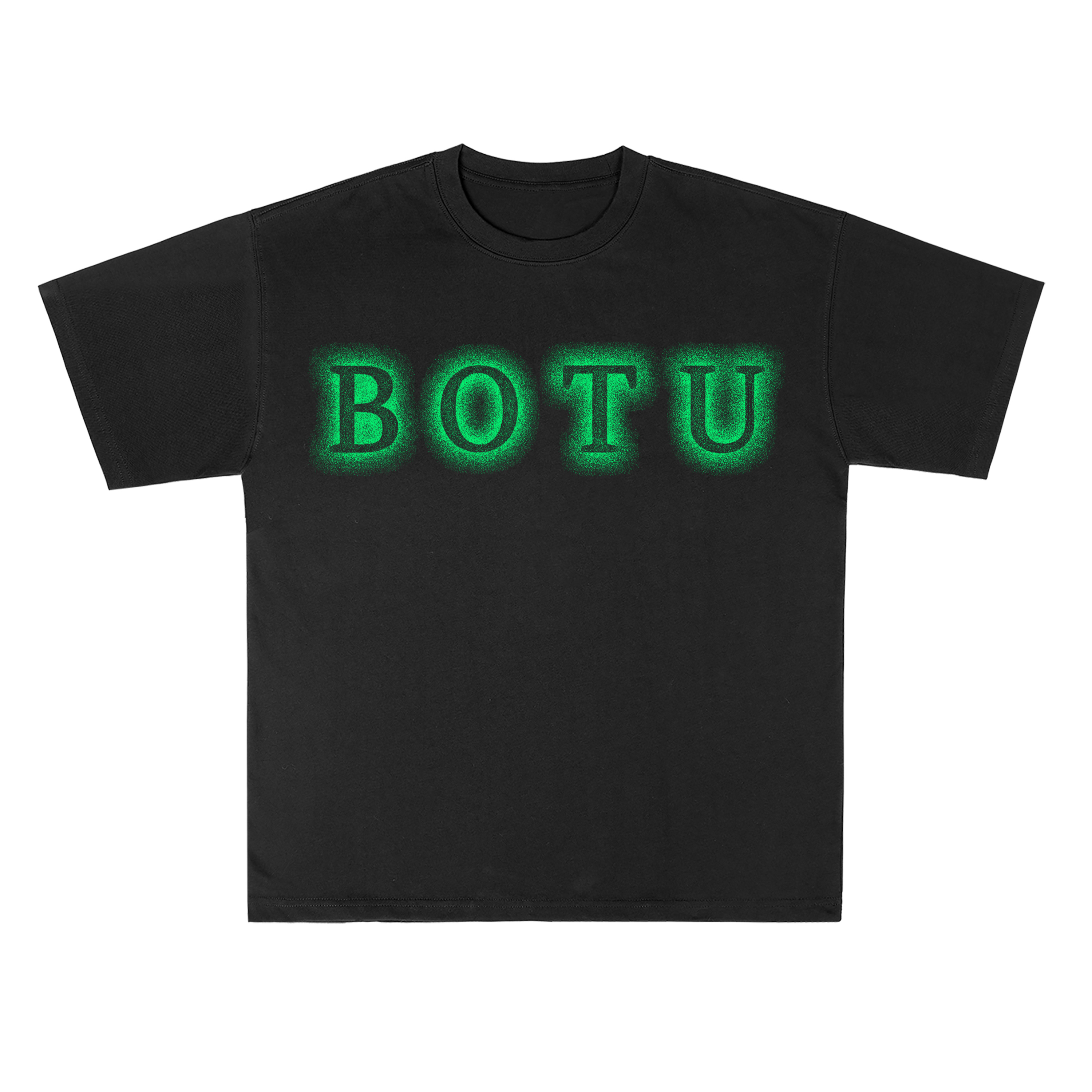 T-shirt men's top designer cotton T-shirt green BOTU short sleeved clothing high-quality fashionable T-shirt
