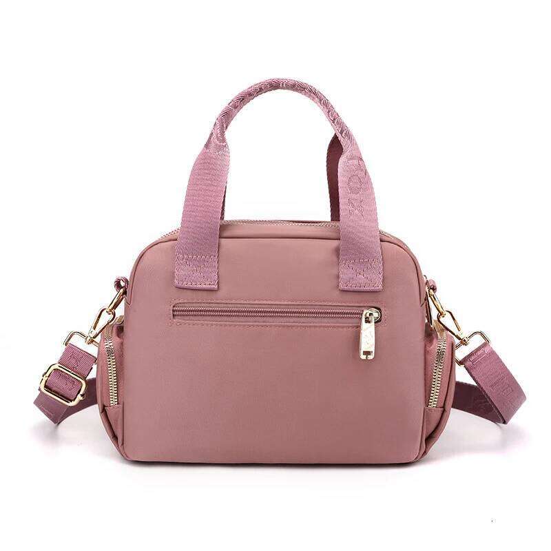 High Quality Fabric Shoulder Pretty Style Gilrs Shopping Messenger Bag Fashion Casual Double Layers Women Handbag