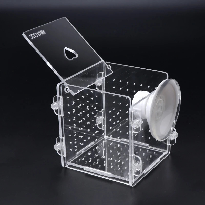 Fish Separation Breeder Box Acrylic Transparent Fish for Tank Breeding Isolation Boxes Aquarium Mini Hatchery Incubator 250530