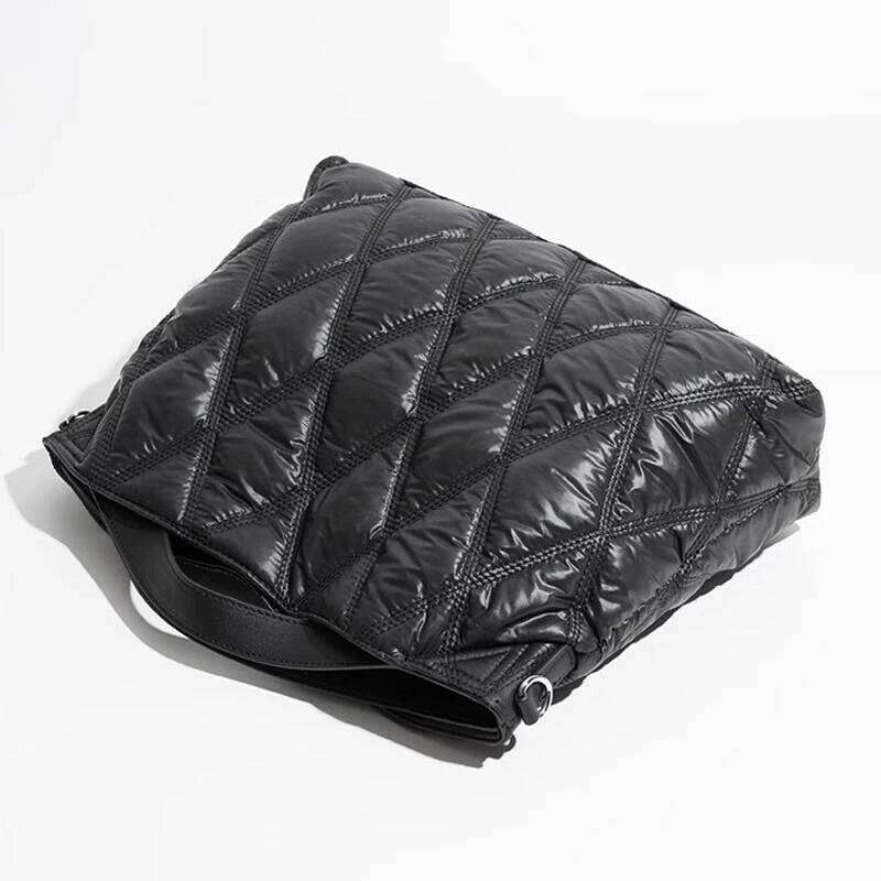 Hot Selling Fashion Lingge Quilted Puffer Tote Designer Padded Women Handbags Casual Nylon Shoulder Crossbody Bags Large Capacity Bag