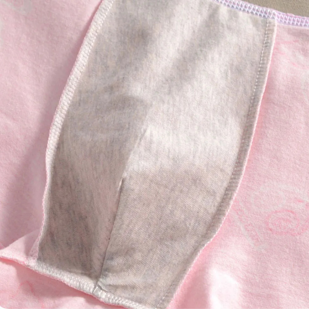 Mens Underwear Boxer BriefsCotton Stretch Breathable MoistureWicking Underpants Man PantiesPink Cartoon Printed L4XL 250526