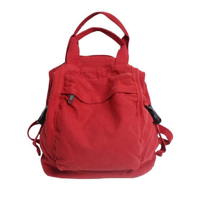 Handheld Denim Double Shoulder Bag 2025 New Backpack