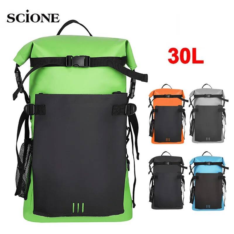 30L Waterproof Dry Backpack Storage Pack Sack Swimming Rafting Kayaking River Trekking Floating Sailing Canoe Boat Bag X498A