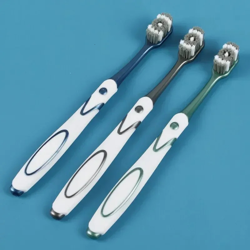 360 Whole Mouth Clean Mens ToothbrushMedium-Hard Bristle Toothbrush for AdultsExcellent Cleaning Effect Teeth6 Pac 250528