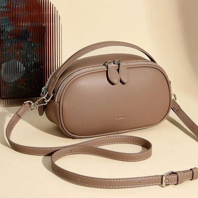 Brand Women Shoulder Bag Autumn New2024 Ladies Simple Leisure Handbag High Quality Leather Crossbody Bags Designer Purses