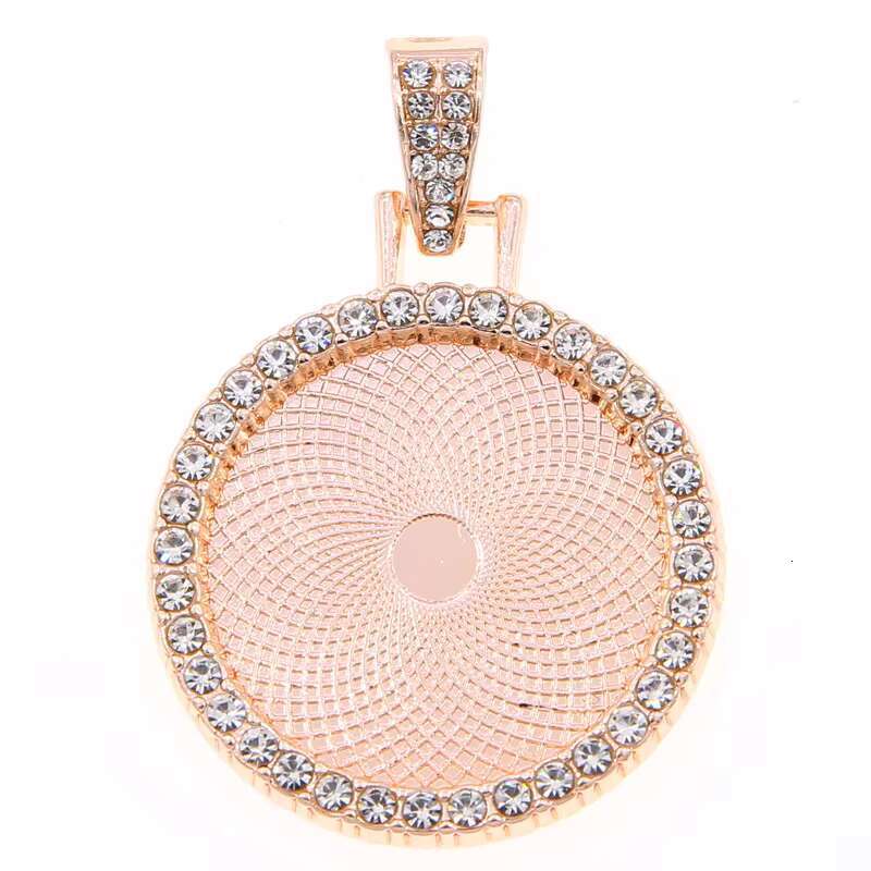 Designer Round Pendants for Bangles Gold Photograph Simple 2021 Hot Sale Design 25mm Handmade Bulk Pendant Tray Flat Back Charms