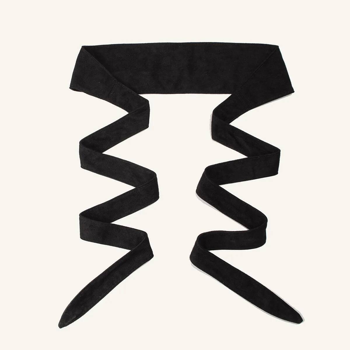 1pc Strap Flannelette Waist Cover Women Simple Retro with Woolen Coat Shirt Dress Child Decorative Wide Belt