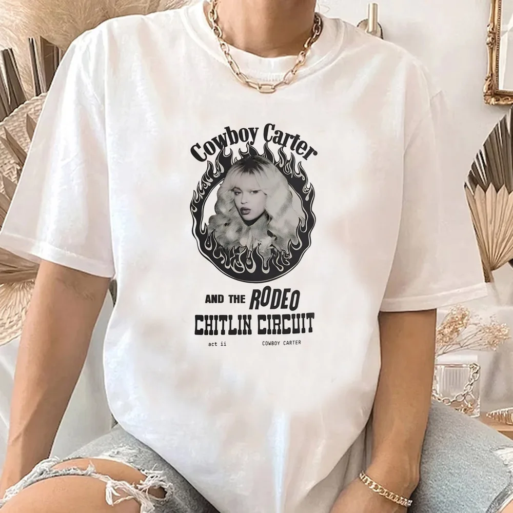 Beyonce Cowboy Carter shirt female Graphic anime 80s Pastel Retro tshirt Comfortable Digital Pop Culture Punk Pastel Classic