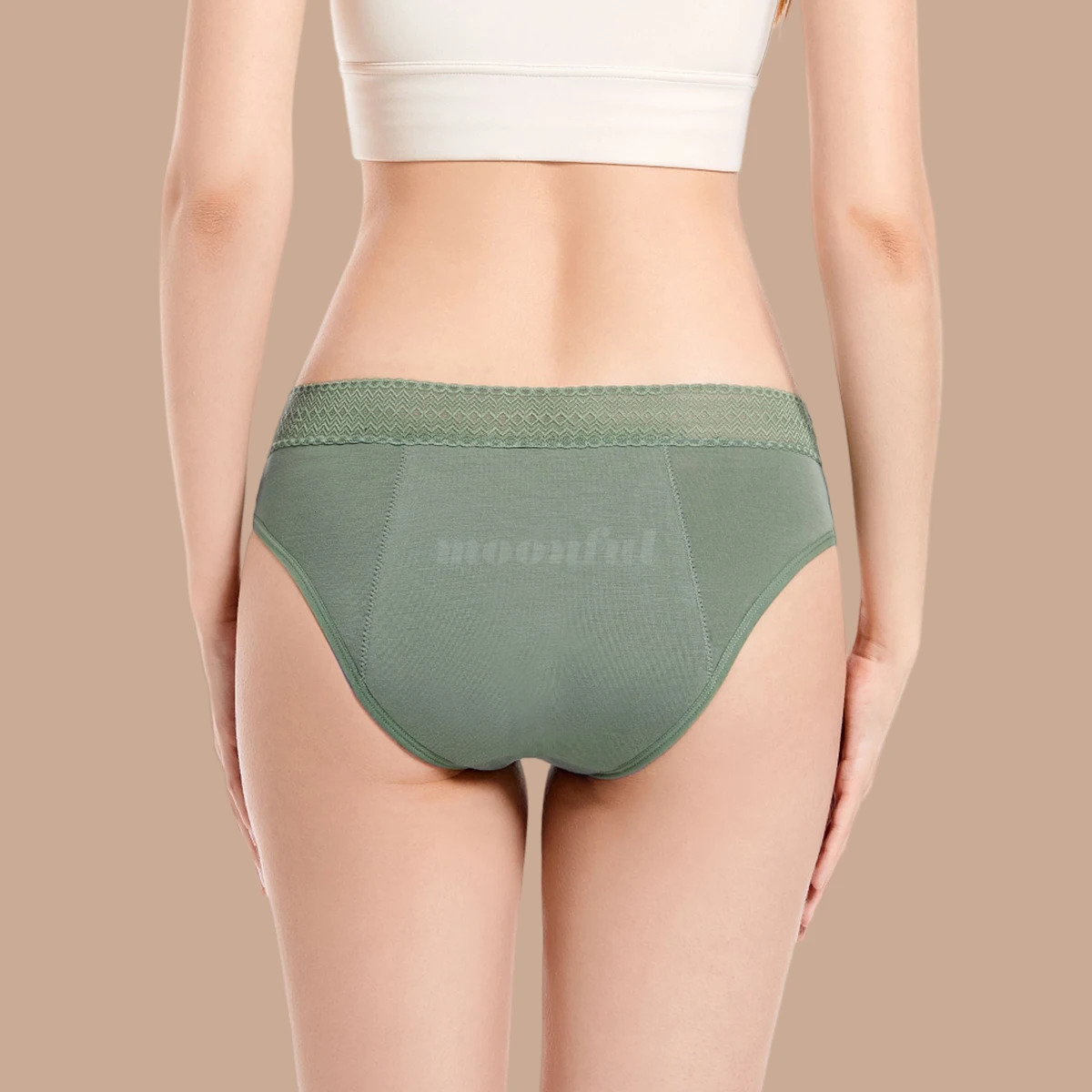 Period Underwear Cotton Menstrual Panties Woman Strong Absorption Brief Leak Proof Menstruation Girl 250526
