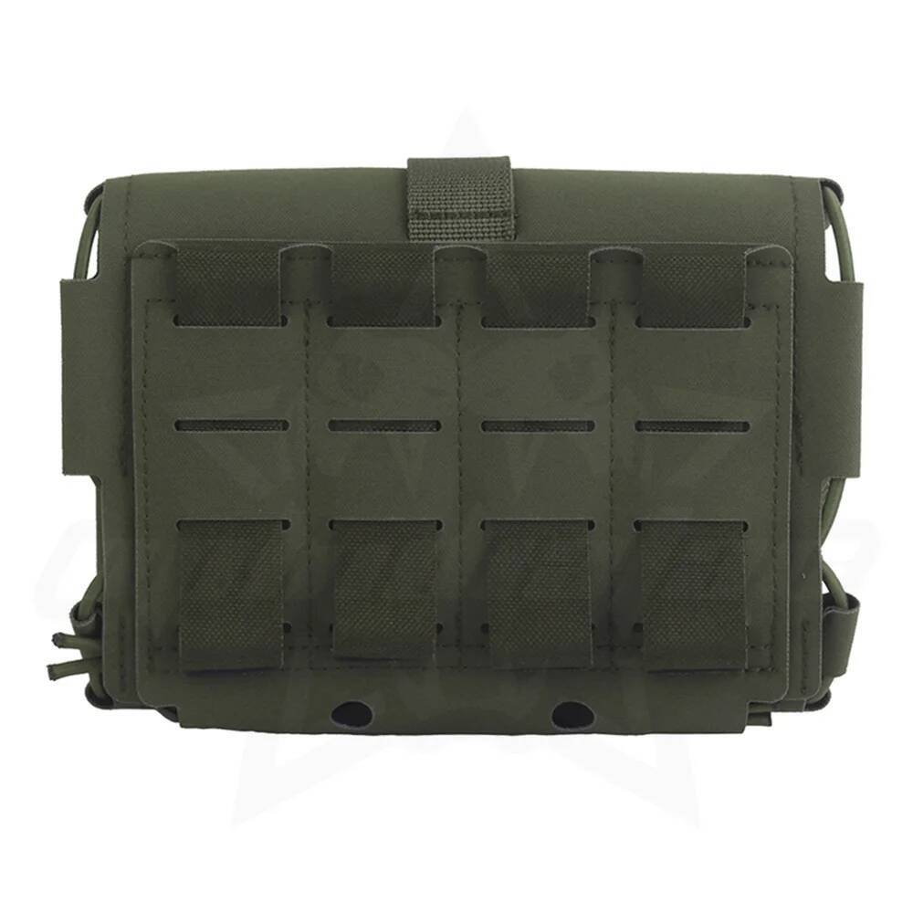 OPHIDIAN Horizontal Pull Small Lightweight Emergency Quick Deployment Waist Bag MOLLE System Mounted Large Capacity Portable