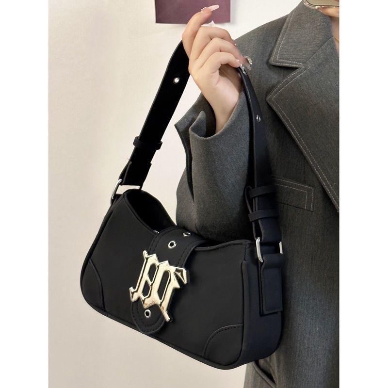 designer 2025 New Women's Bag Niche Vintage Single Shoulder Crossbody Handbag Y2K Fashion Millennial Trendy Underarm Bag