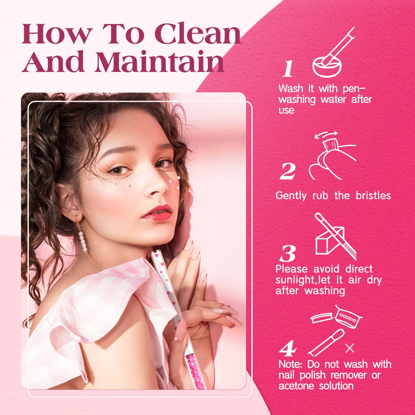 Kolinsky Acrylic Nail Brush for Acrylic Application Nail Brush Acrylic Round Oval Shaped Wood Handle Acrylic Powder 250528