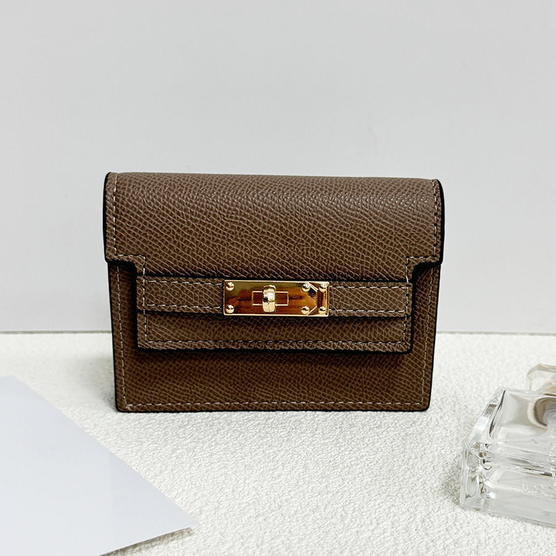 New Free Delivery Designer Bag Store Avocado Card Holder ID Accordion Card Holder Multi-card Slot Holder Large Capacity Luxury Bag Multi-layer Wholesa