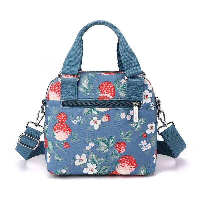 Fashion Floral Pattern Girls Shoulder Pretty Style Female Messenger Bag High Quality Fabric Nylon Women Handbag