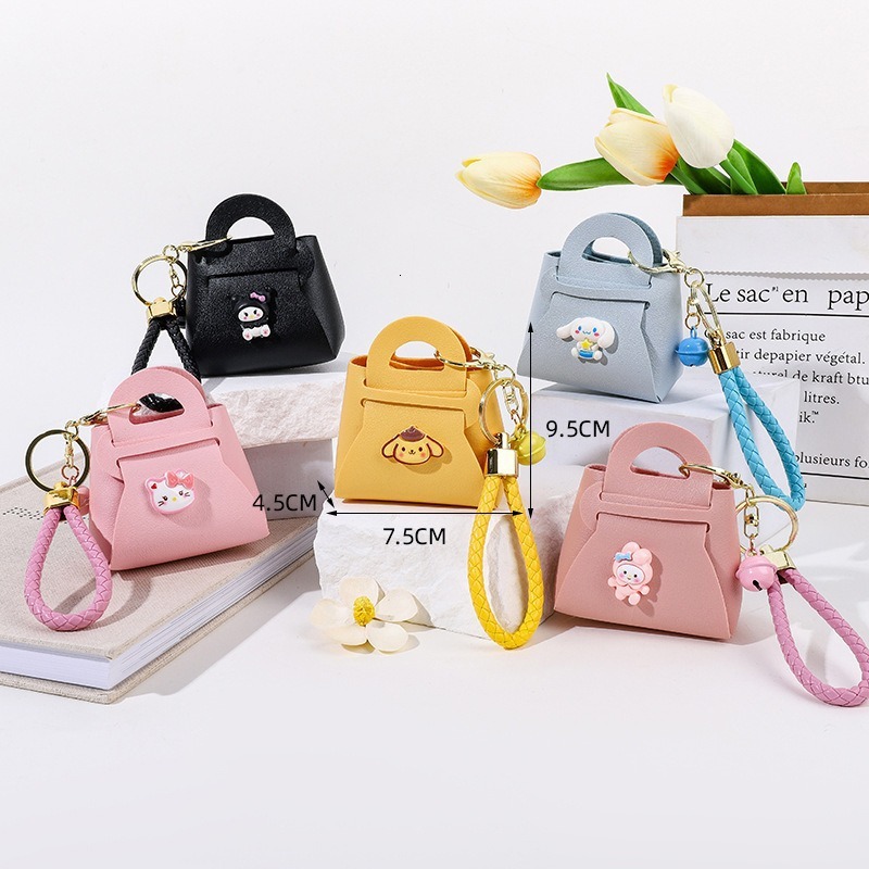 New Fashion Women s Coin fashion Wallet Leather Keychain Style Cartoon Small Bag Pendant Bag fashion Designer Women s Fashion Wallet Handbag