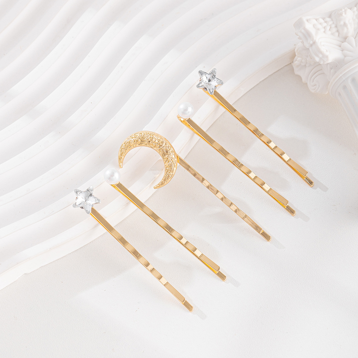 Luxury Inspired Gold Star Bobby Pin Set Versatile Minimalist Elegant Hair Clips Best Selling Chic Hair Accessories